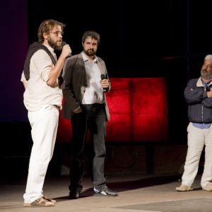 Andrea Segre, Boris Sollazzo, Gianfranco Cabiddu - La valigia dell'attore 2012 - Foto di Nanni Angeli