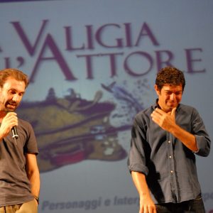 Fabrizio Gifuni, Pierfrancesco Favino - La valigia dell'attore 2012 - Foto di Fabio Presutti