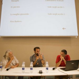 Ferruccio Marotti, Fabrizio Gifuni, Fabrizio Deriu - La valigia dell'attore 2012 - Foto Nanni Angeli