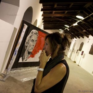 26 luglio - Fortezza i Colmi - mostra della street artist Tina Loiodice - foto di Nanni Angeli