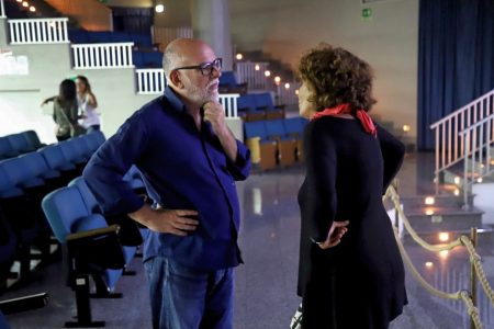 La valigia dell'attore 2019 - 28 luglio - Sala Primo Longobardo - Fabio Canu e Giovanna Gravina. Foto di Ugo Buonamici